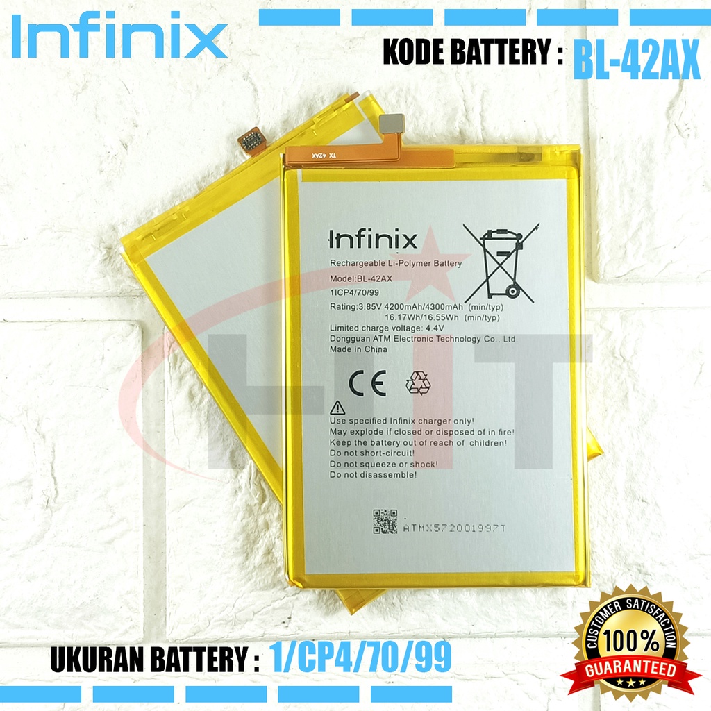 Baterai Battery INFINIX NOTE 4 X572 BL-42AX BL42AX