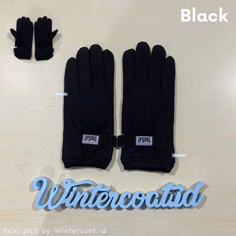 Sarung tangan winter pria men gloves musim dingin touchscreen waterproof opidas import gunung bromo