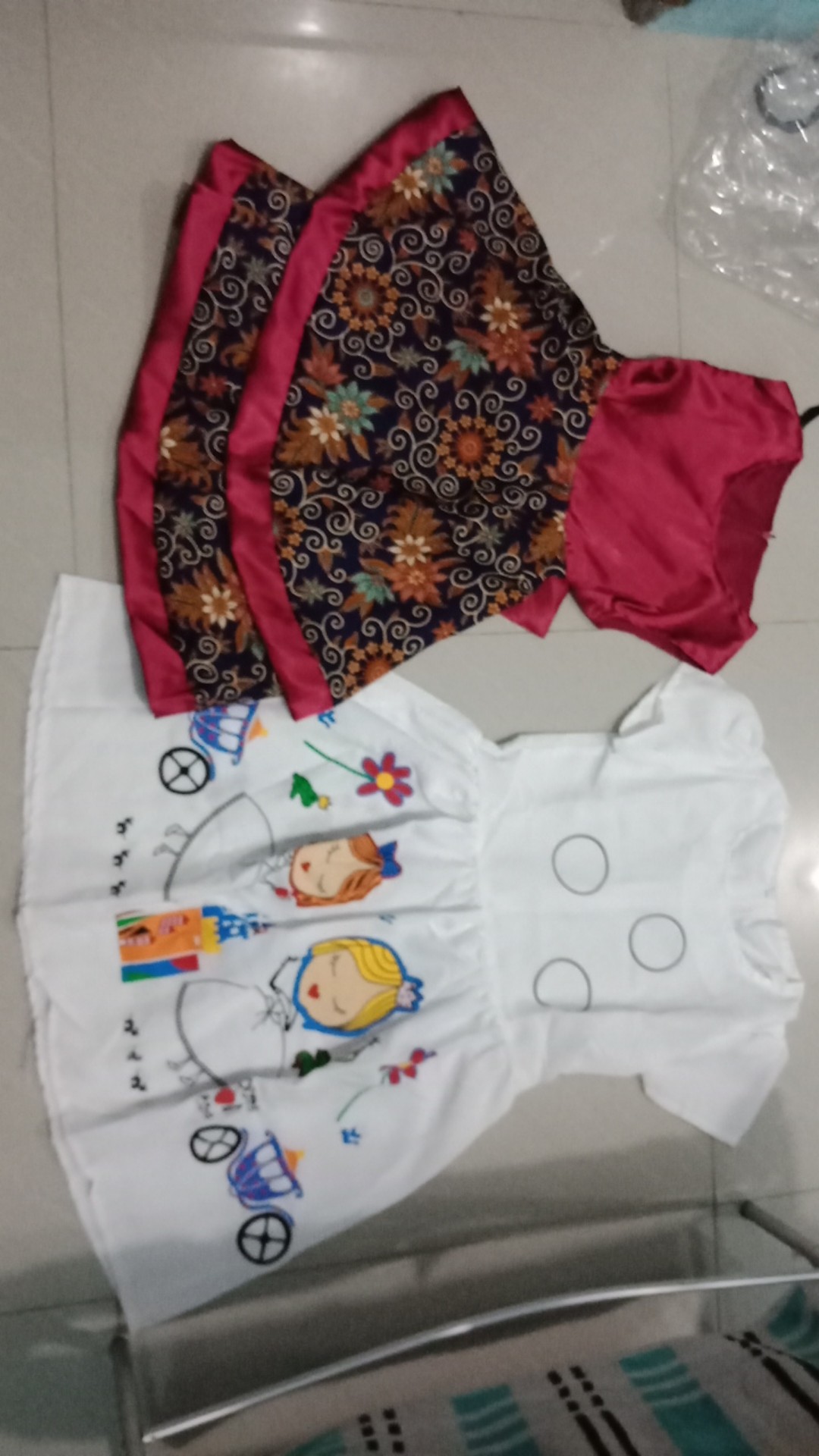 Dres Kid Adonia Fh Dress Batik Anak Murah Dress Anak Batik