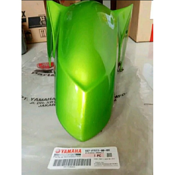 spakbor depan Jupiter MX 135 old lama ori hijau