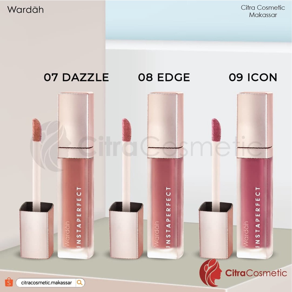 Wardah Instaperfect Mattesetter Lip Matte Paint Series