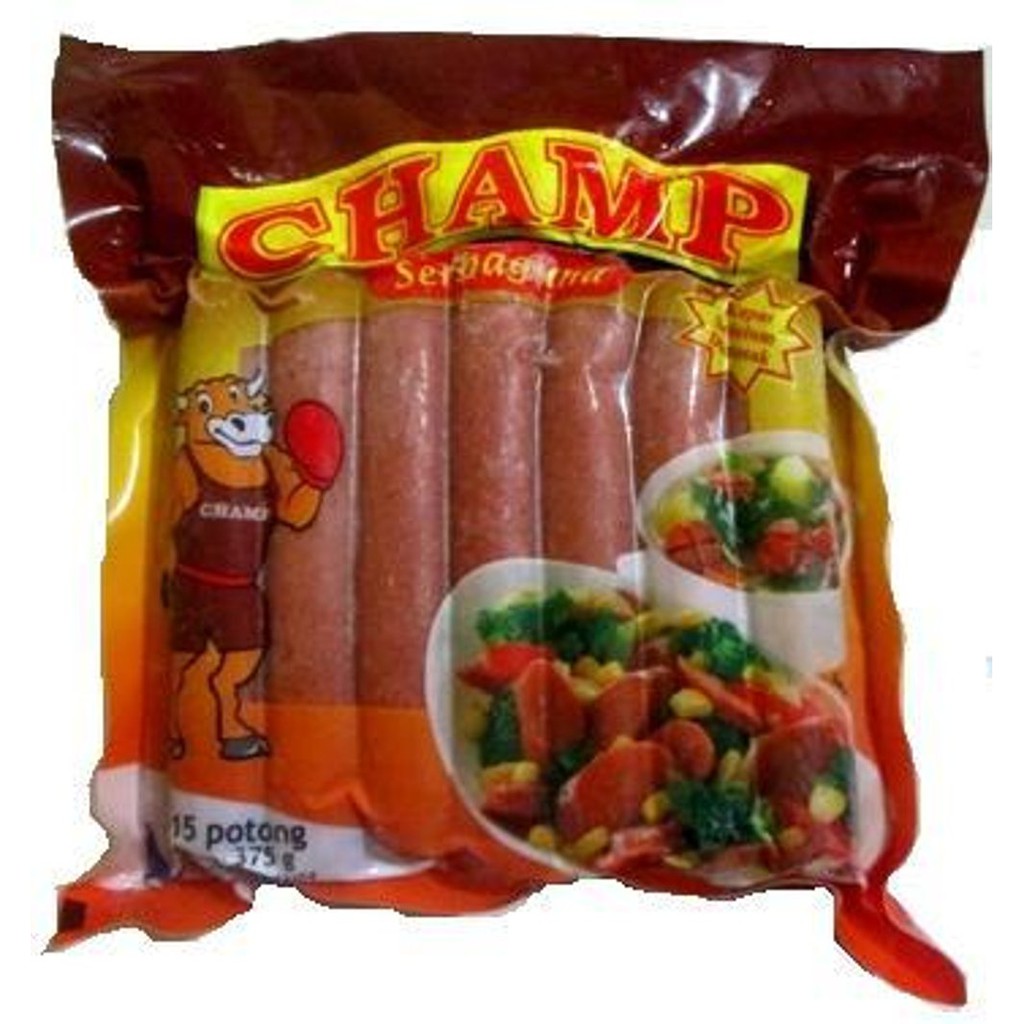 Champ Beef Sausage / Sosis Sapi 15pcs 375gr