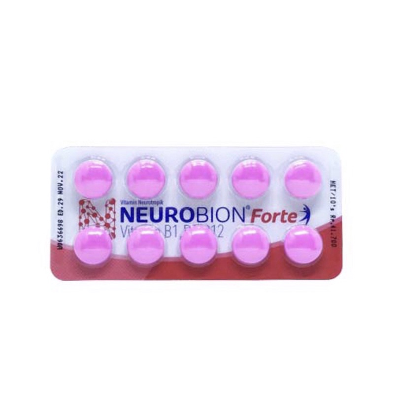 NEUROBION FORTE 1 BLISTER / ADLI ORIGINAL / VIT B1 B6 B 12