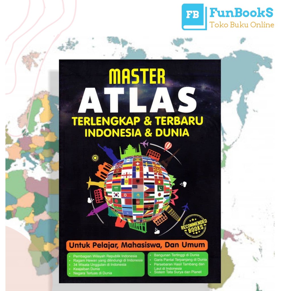 Jual Buku Atlas Terlengkap Terbaru Indonesia Dan Dunia Shopee Indonesia