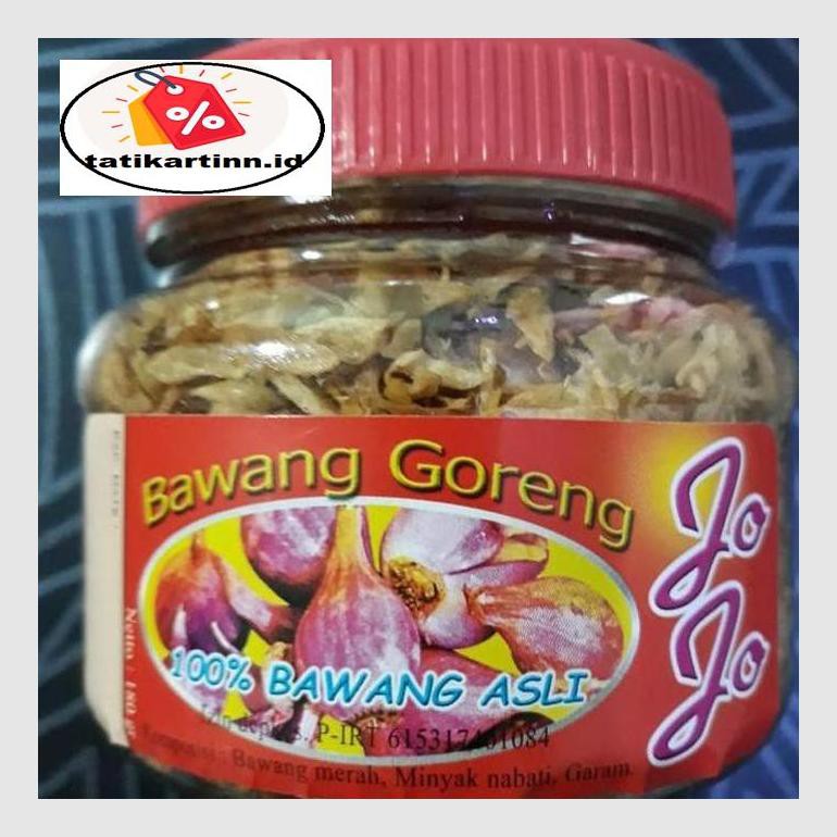 

S50Tat Bawang Goreng Jojo Asli Sumenep 130 Gr Toples First Atr05Ytt