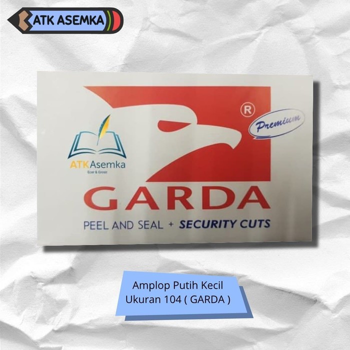 

AMPLOP PUTIH KECIL 104 ( GARDA ) Atk