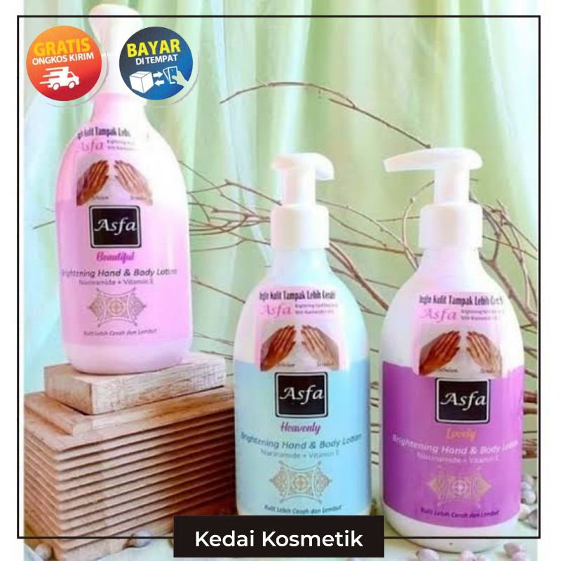 (ACEH) HBL ASFA LOTION MEMUTIHKAN KULIT 100% BPOM