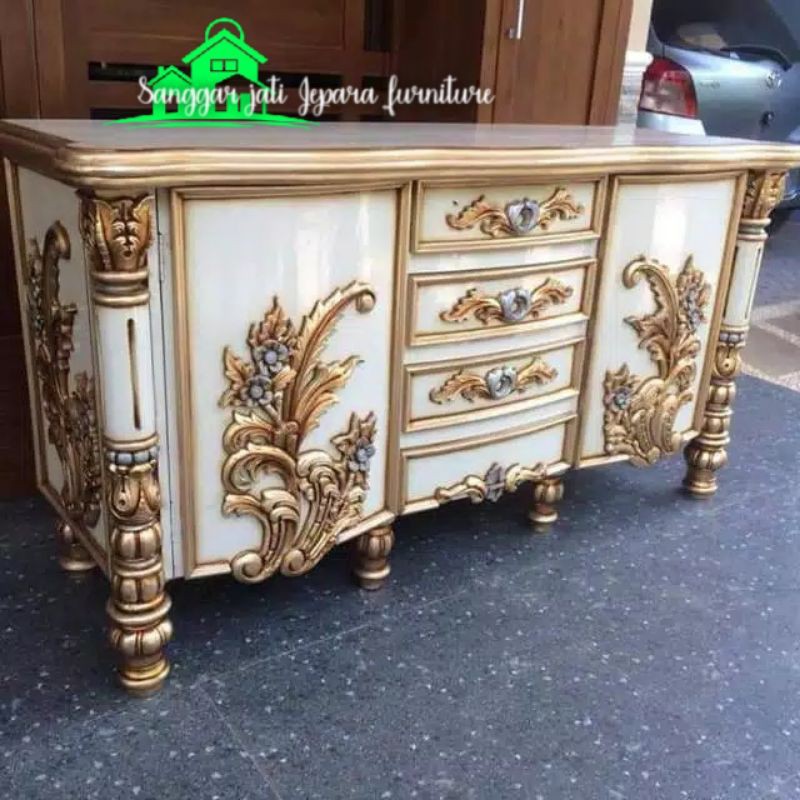 bufet bombay,bufet kiangsantang,meja tv mewah jepara