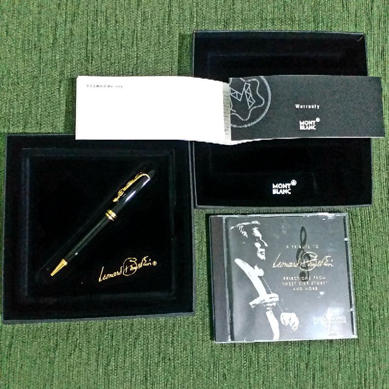 

Preloved MONTBLANC Leonard Bernstein Meisterstuck Limited Edition Fountain Pen (with certificate)