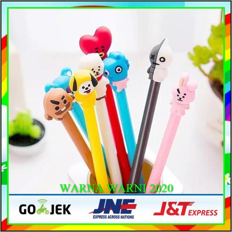 

Fancy Gel Pen Pulpen BT21 Karakter