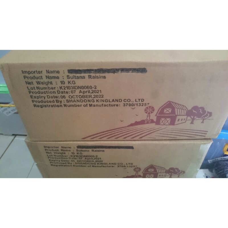 

SULTANA RAISINS