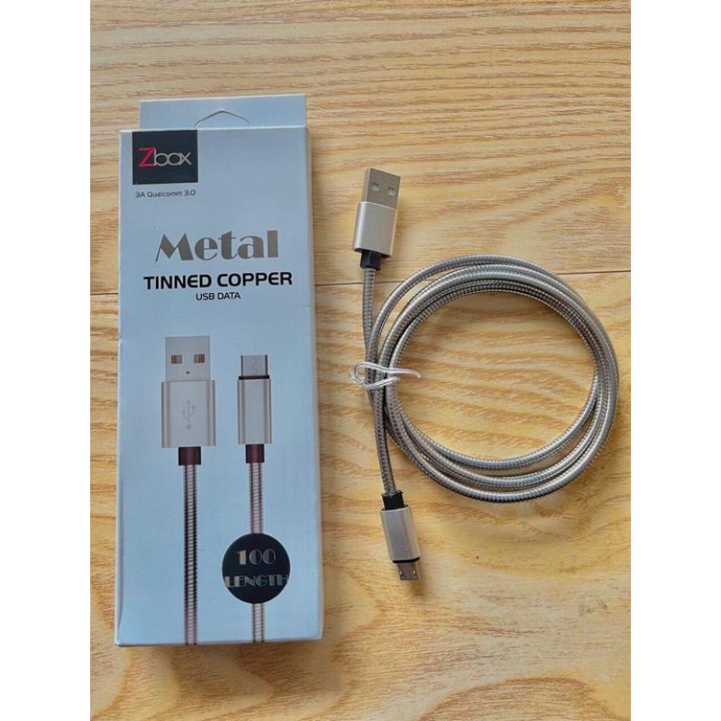 Kabel Data Zbox Iphone Metal Tinned Copper Zbox