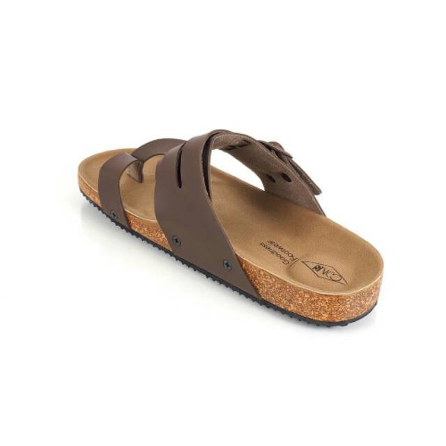 DISC 50% SANDAL KULIT GOODNESS HOLLY BROWN