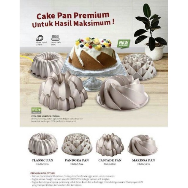 [ KIRIN ] Loyang Kue / Cake Pan Die Cast KIRIN - kue, bolu, dan puding - Premium Quality