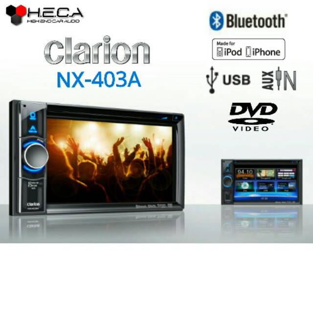 Clarion NX-403A Tape Mobil NX403A Head Unit NX 403A Audio NX 403 A