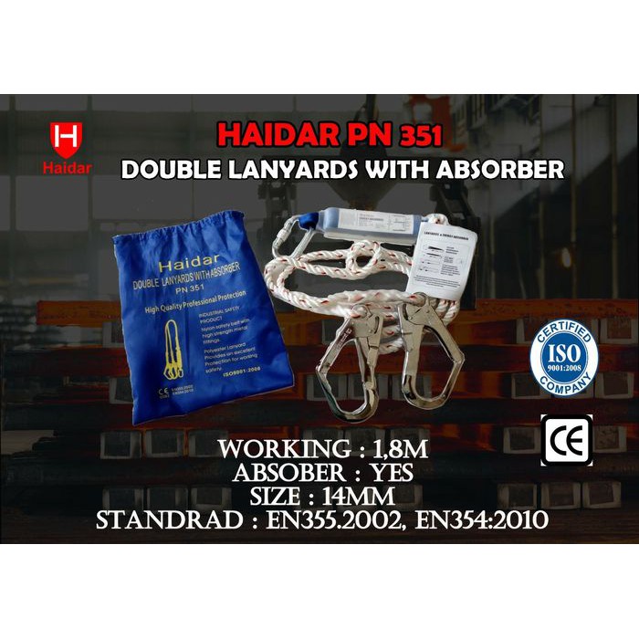 

DOUBLE LANYARD WITH ABSORBER HAIDAR/PROMO