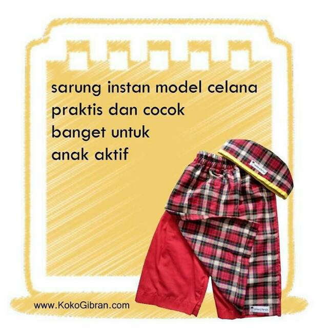 Sarung celana+peci by KOKO GIBRAN