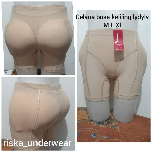 Pantat palsu pembesar bokong busa keliling / celana busa pinggul busa bokong