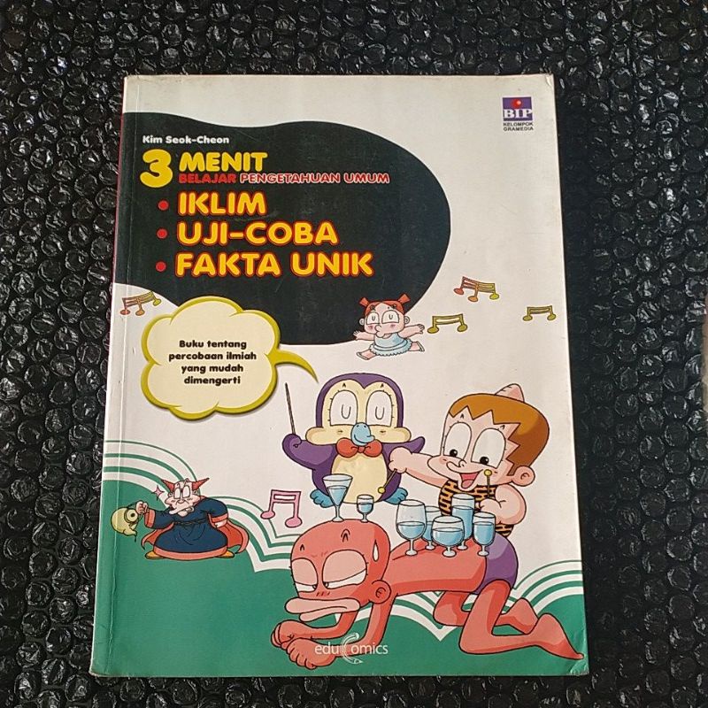 BUKU 3 MENIT BELAJAR PENGETAHUAN UMUM IKLIM UJI COBA FAKTA UNIK