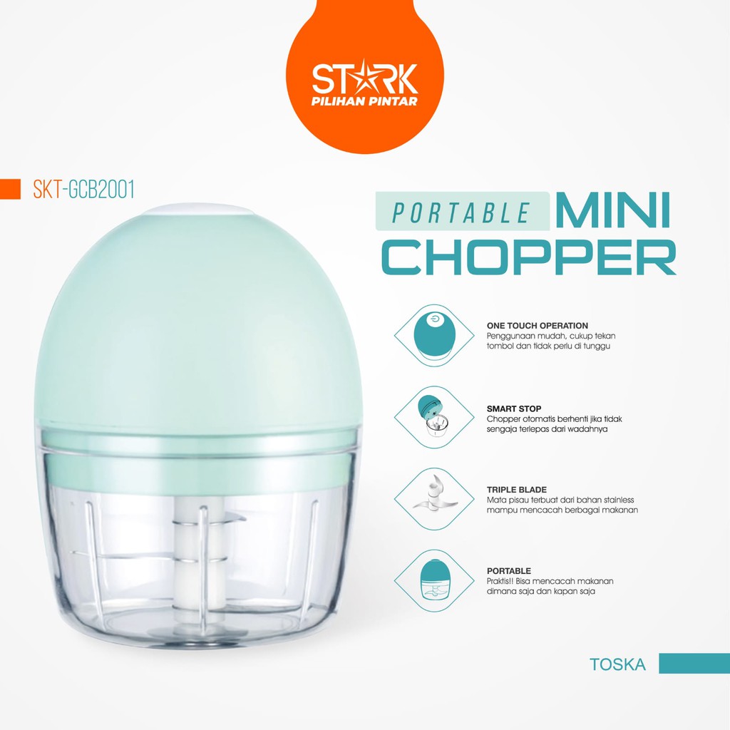 Mini Chopper Elektrik/Garlic Chopper Stark CGB-2001