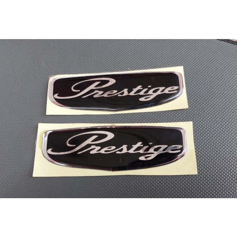 stiker emblem resin prestige harga 2 biji