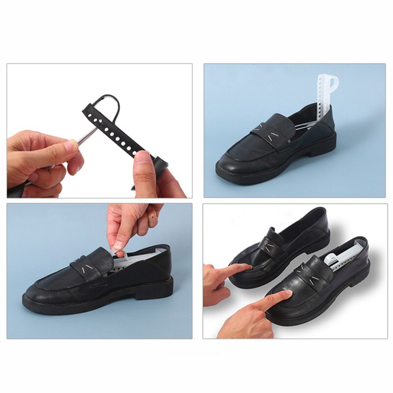 [BAYAR DI TEMPAT] 1 Pasang Shoe Tree Plastik High Quality Menjaga Sepatu Dalam Kondisi Terbaik / Shoe Saddle / Saddle Shoe / Catokan Sepatu New Model Baru Catokan Sepatu Warna Hitam