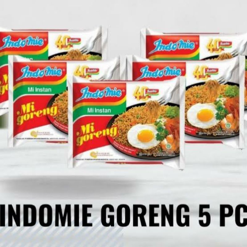 

Mie Instan Indomie Goreng 5x75 gr