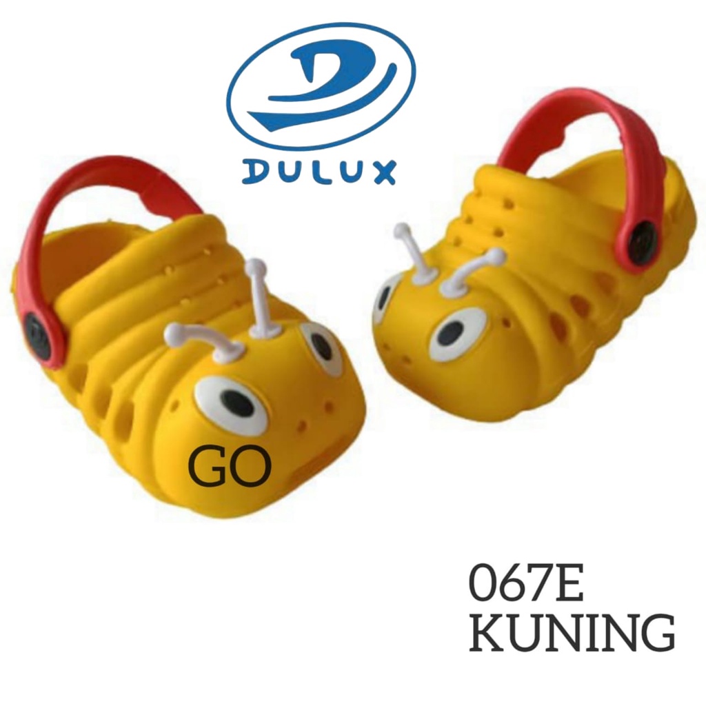 gof DULUX 067 Sandal Anak Baim Ulat Sandal Anak Lelaki Perempuan Terlaris Sandal Bayi Tali Belakang