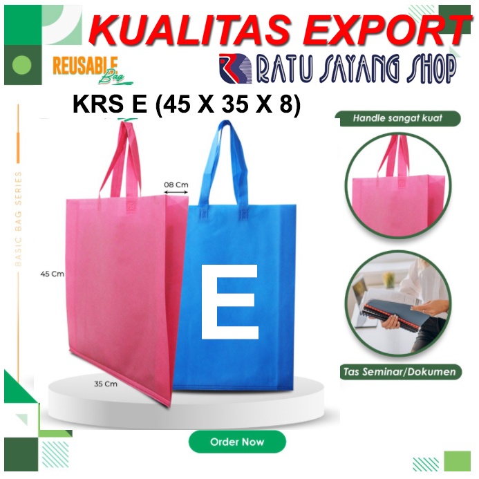 

TAS SPUNBOND POLOS MODEL KRS E (45 X 35 X 8) KUALITAS EXPORT