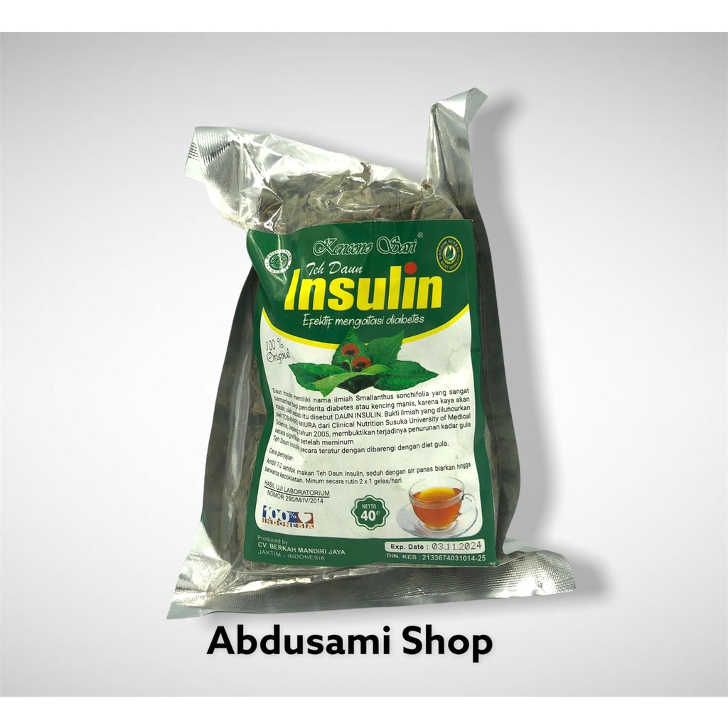 

Teh Insulin Diabetes Curah Kencono Sari Asli