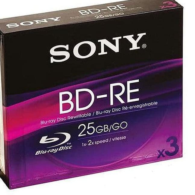 New SONY Blu-Ray Disc BD-RE Rewritable 25GBSONY Blu-Ray Disc BD-RE Rewritable 25 / GO 1x2x speed blu