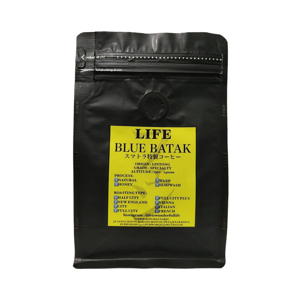 

Kopi LIFE Arabica Lintong Nihuta