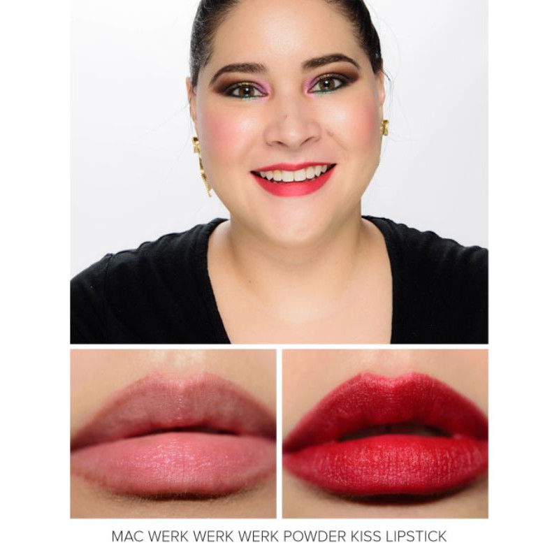 FULL SIZE MAC POWDER KISS LIPSTICK ORIGINAL USA