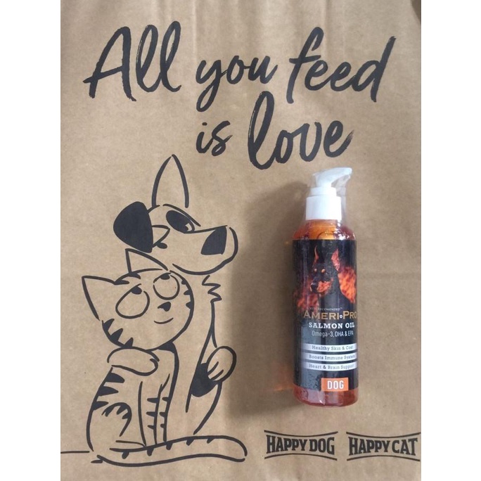 <<<<<] Vitamin Bulu AmeriPro Salmon Oil Dog 250ml Ameri Pro Daya Tahan Tubuh