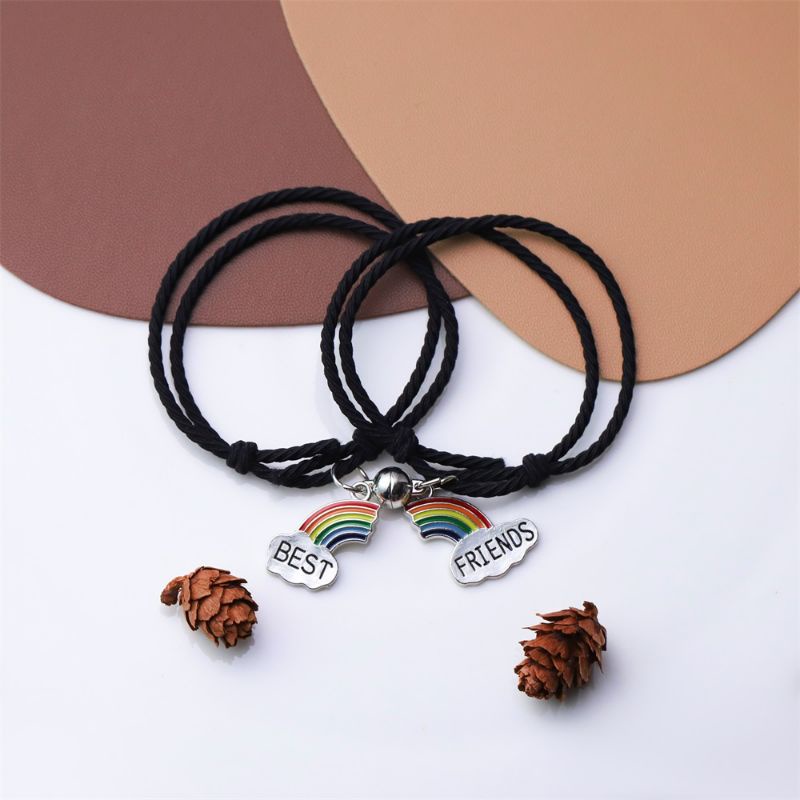 gelang couple magnet best friend | gelang persahabatan | gelang rainbow