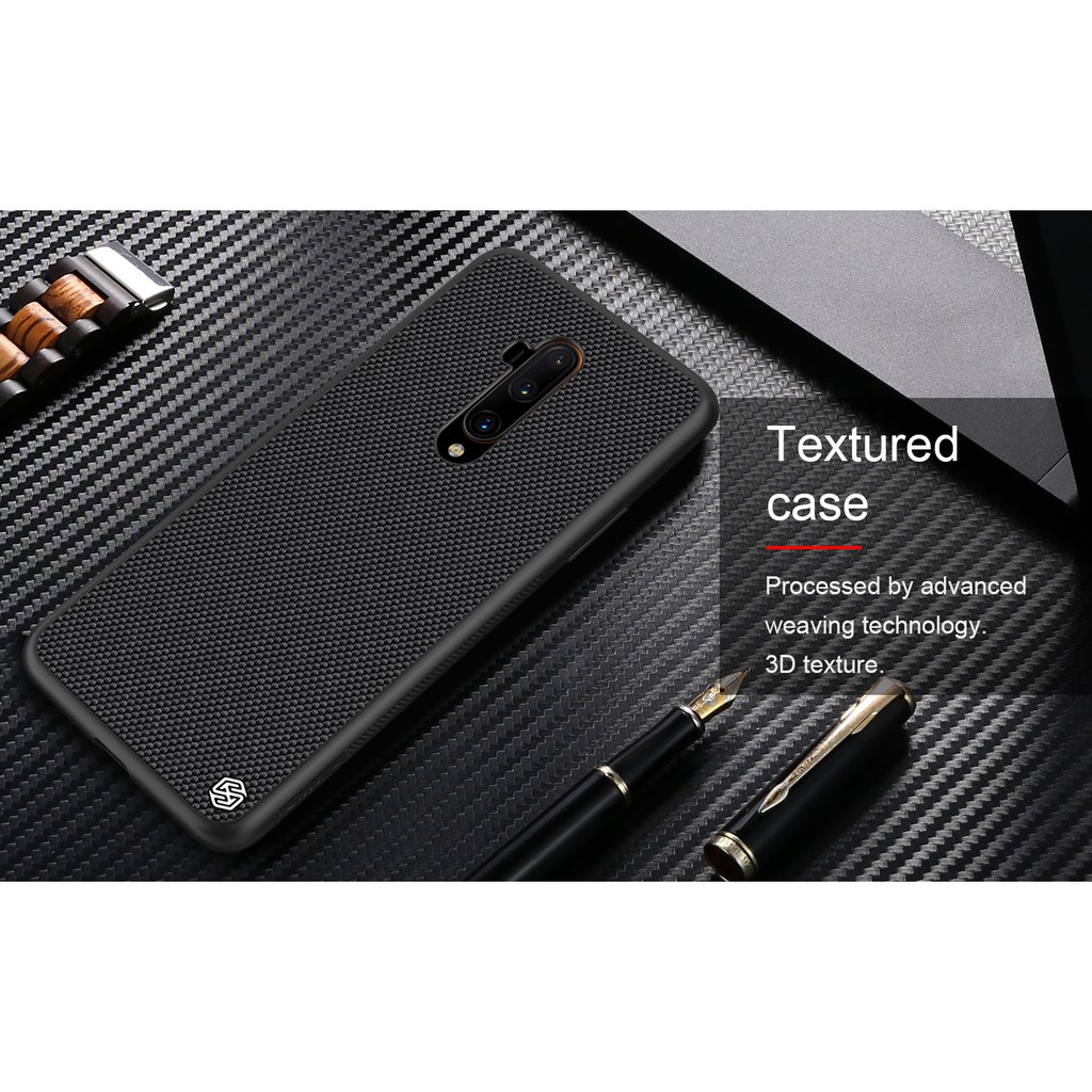 Hard Case Oneplus 7T Pro Nillkin Textured Nylon Fiber Casing Original