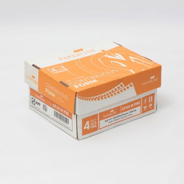 

GOSEND!!! CONTINUOUS FORM 4 PLY 9,5` X 11` PRS PAPERLINE WARNA