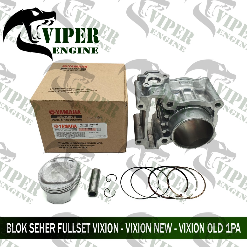 [ BISA COD ] BLOK SEHER KODE 1PA VIXION OLD VIXION NEW LAMA BARU BLOCK AIR CYLINDER MESIN KIT BORING