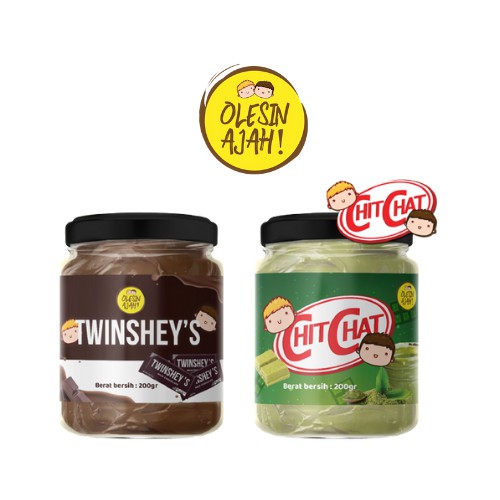 

Promo OlesinAjah Selai Chit Chat 200Gr + TwinsHey's 200Gr