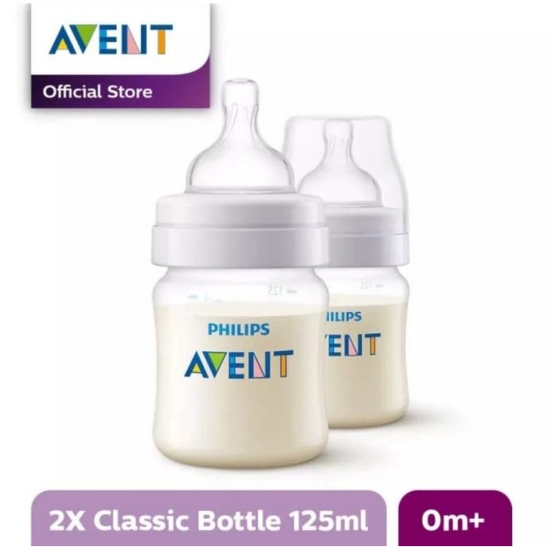 Philips Avent Bottle Classic+ PP  125ml (4oz) Twin Pack With Box (SCF560/27)