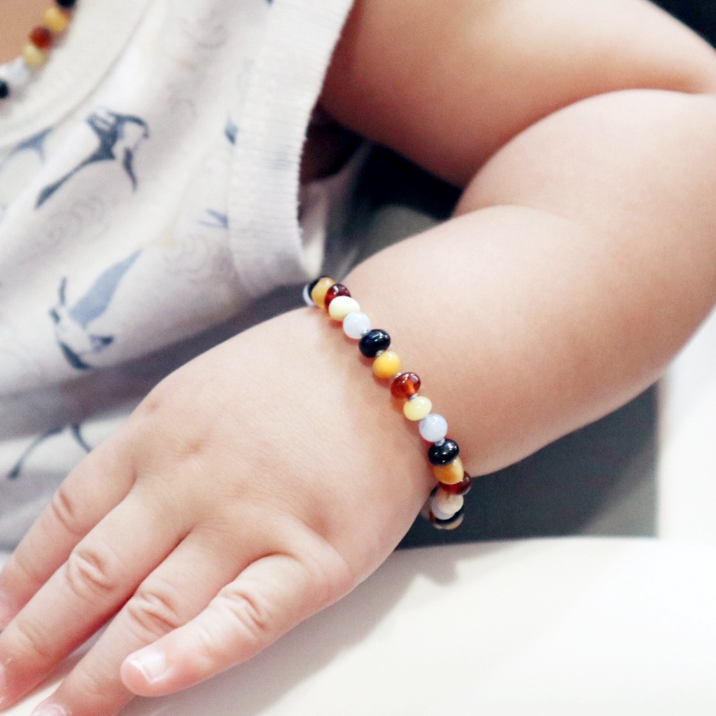 AG61 Gelang Amber Tumbuh Gigi Bayi By Carlis Baby