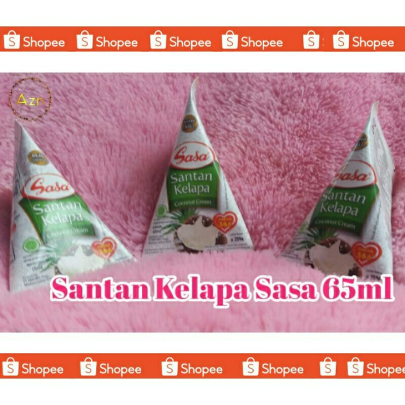 

Santan kelapa sasa cair instant 65ml