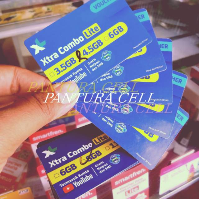 Voucher XL 2GB 4,5GB 8GB 15GB 25GB 37GB