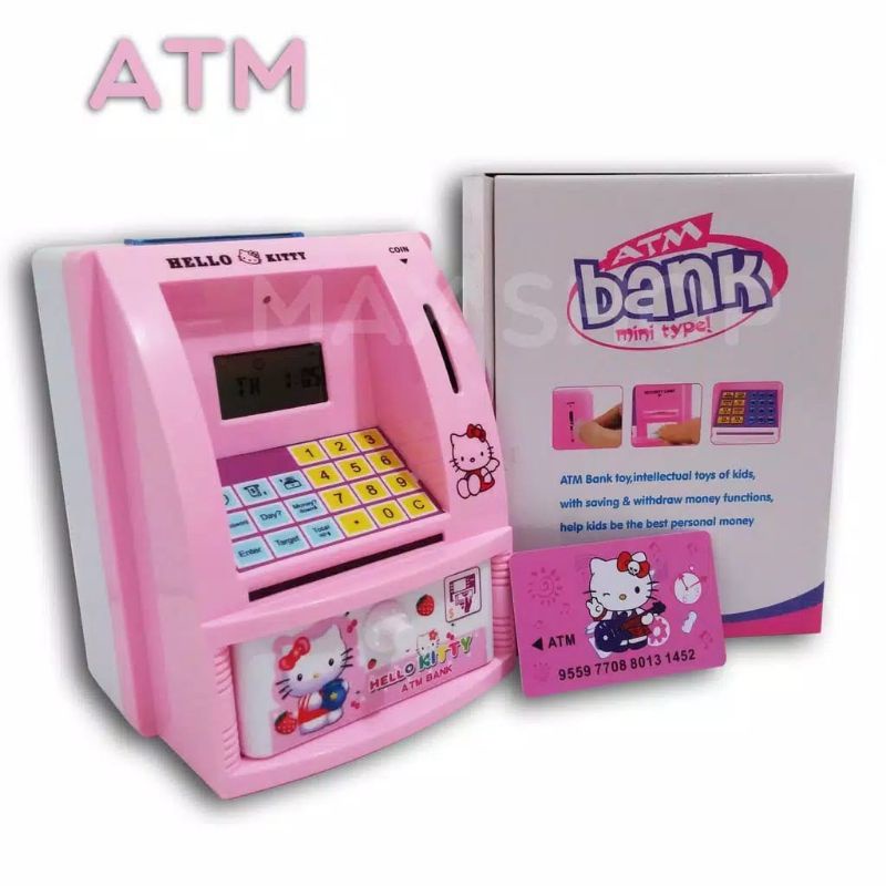 MONEY SAFE BOX LOL BRANKAS ATM MINI CELENGAN ANAK TERBARU MAINAN ATM SIDIK JARI