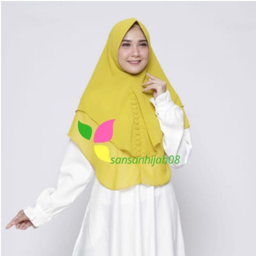 Khimar hijab jilbab syari KHASNA ceruty babydoll