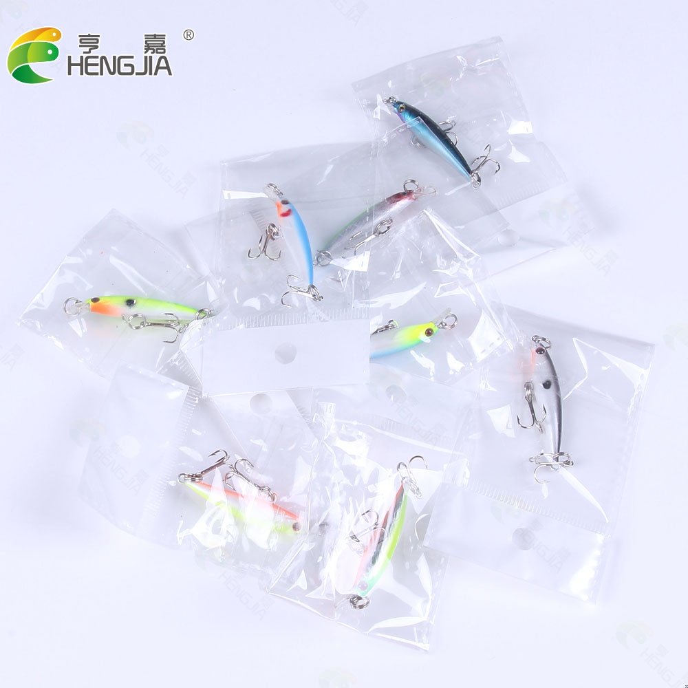 Wholesale HENGJIA 24Pcs/Lot Minnow Umpan Pancing 5cm 2.1g Swimbait Mini Fishing Lure Bass Ikan Bait