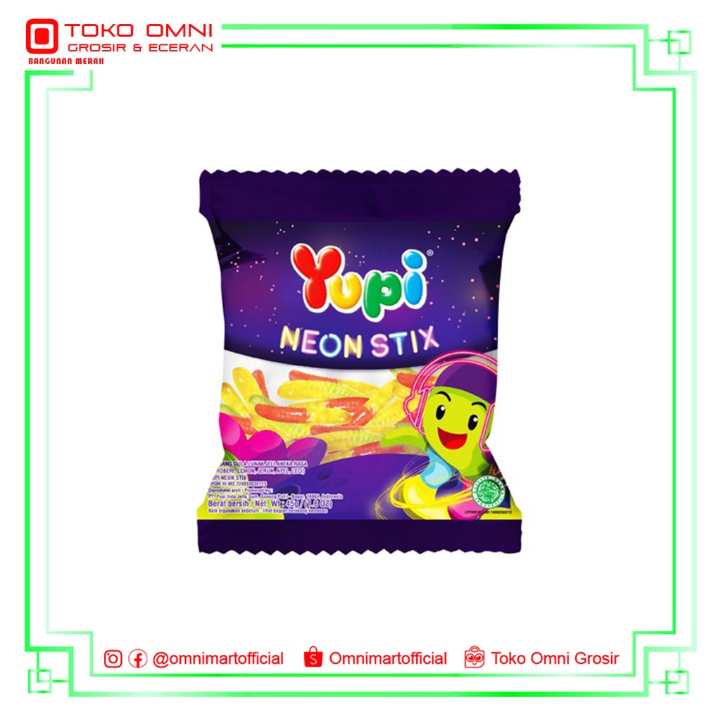 

YUPI NEON STIX MINI 45g