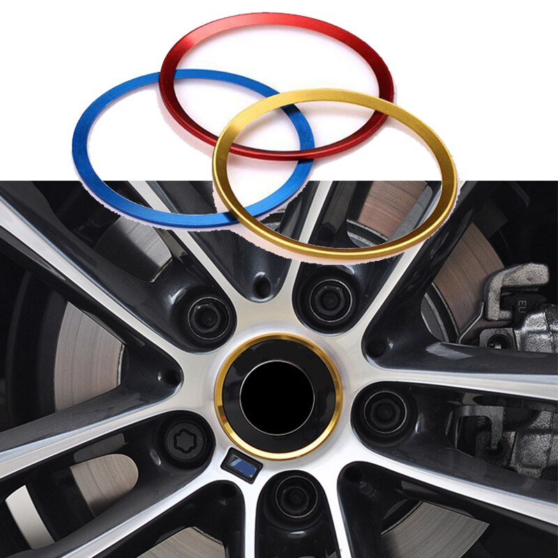 4pcs Stiker Lingkaran Roda Mobil Bahan Aluminum Alloy Untuk Citroen C3 C4 C5 C-Crosser DS5 e-Mehari C-Elysee C6 DS4