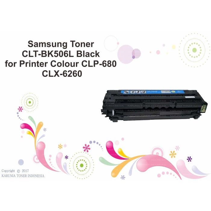 Catridge CMP Samsung CLT-BK506L CLT506 Printer Colour CLP-680 CLP680