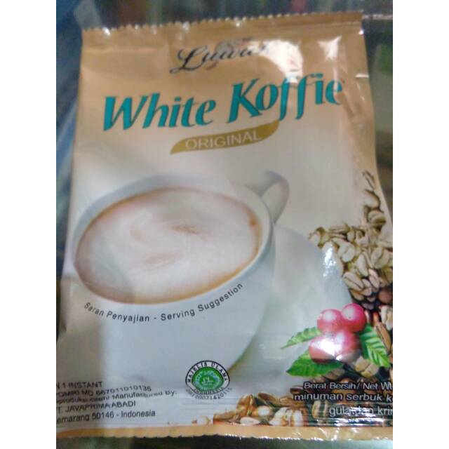 

Kopi bubuk Luwak White Koffie sachet